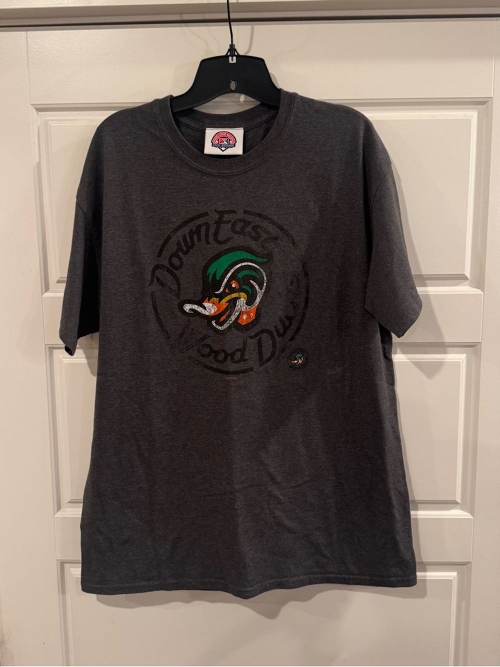 Minor League‎ Baseball The Down East Wood Ducks Essential T-Shirt Men Sz Large